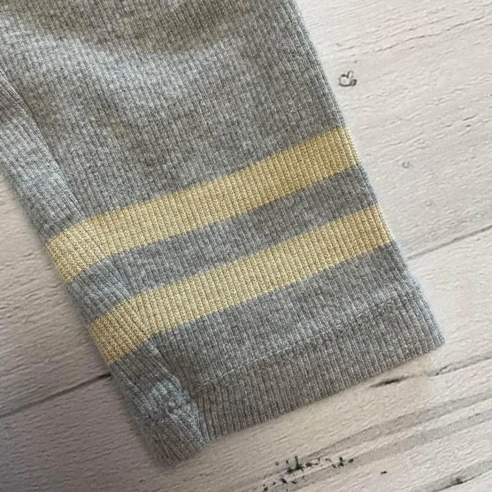 tea‎ collection grey ribbed leggings size 7